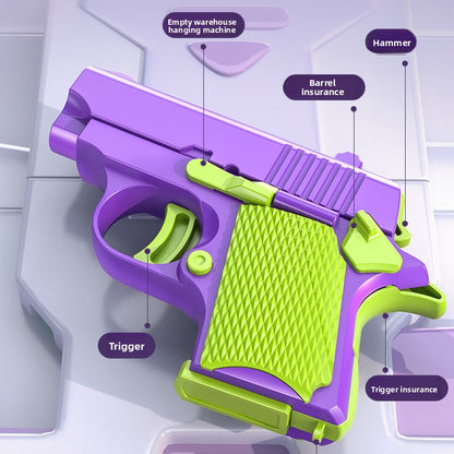 Carrot Shaped Stress Relief Toy Gun