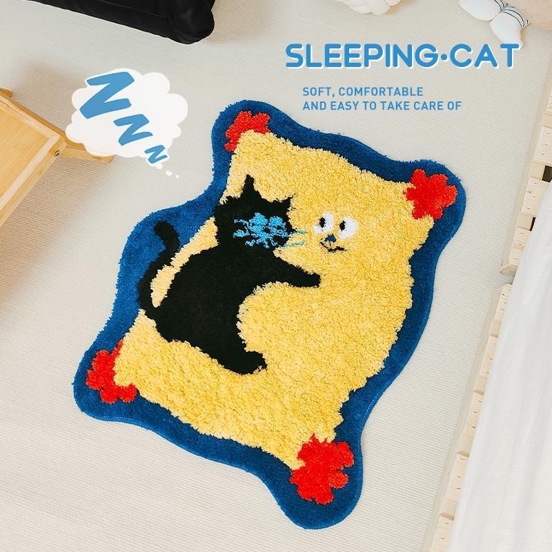 Cartoon Absorbent Floor Mat for Bathroom and Home