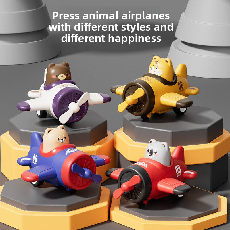 Cartoon Airplane Inertia Toy