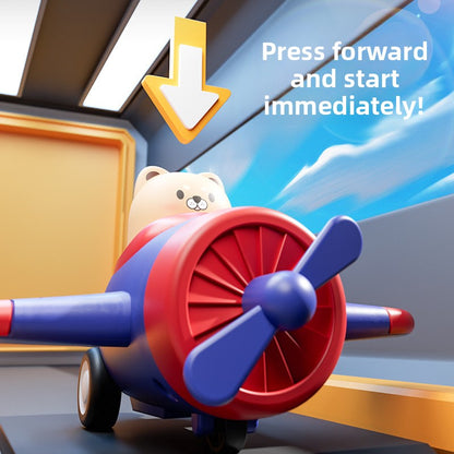 Cartoon Airplane Inertia Toy