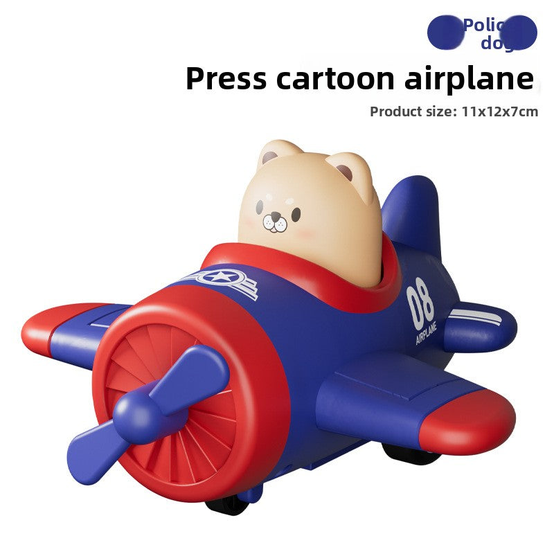 Cartoon Airplane Inertia Toy