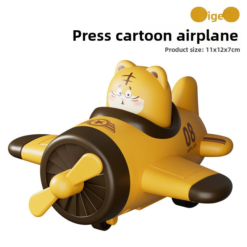 Cartoon Airplane Inertia Toy