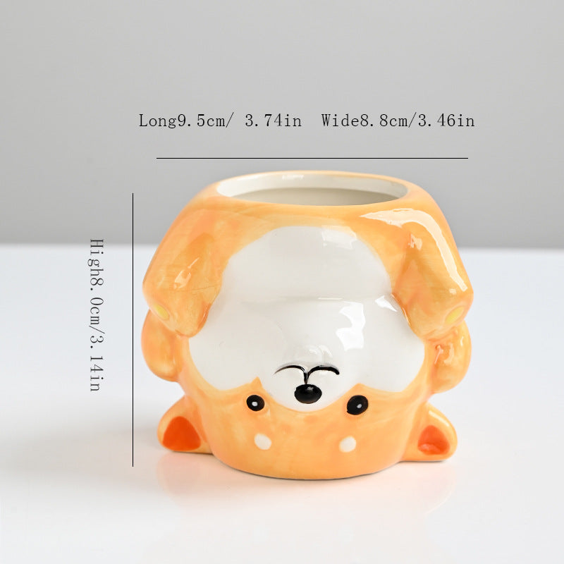 Cartoon Animal Ceramic Candle Holder