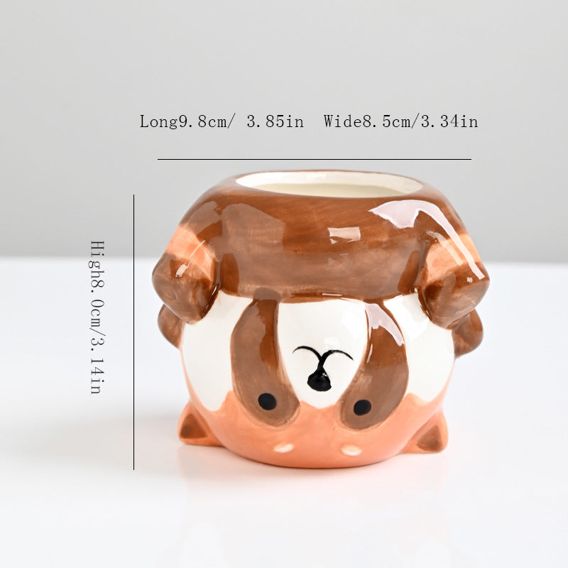 Cartoon Animal Ceramic Candle Holder