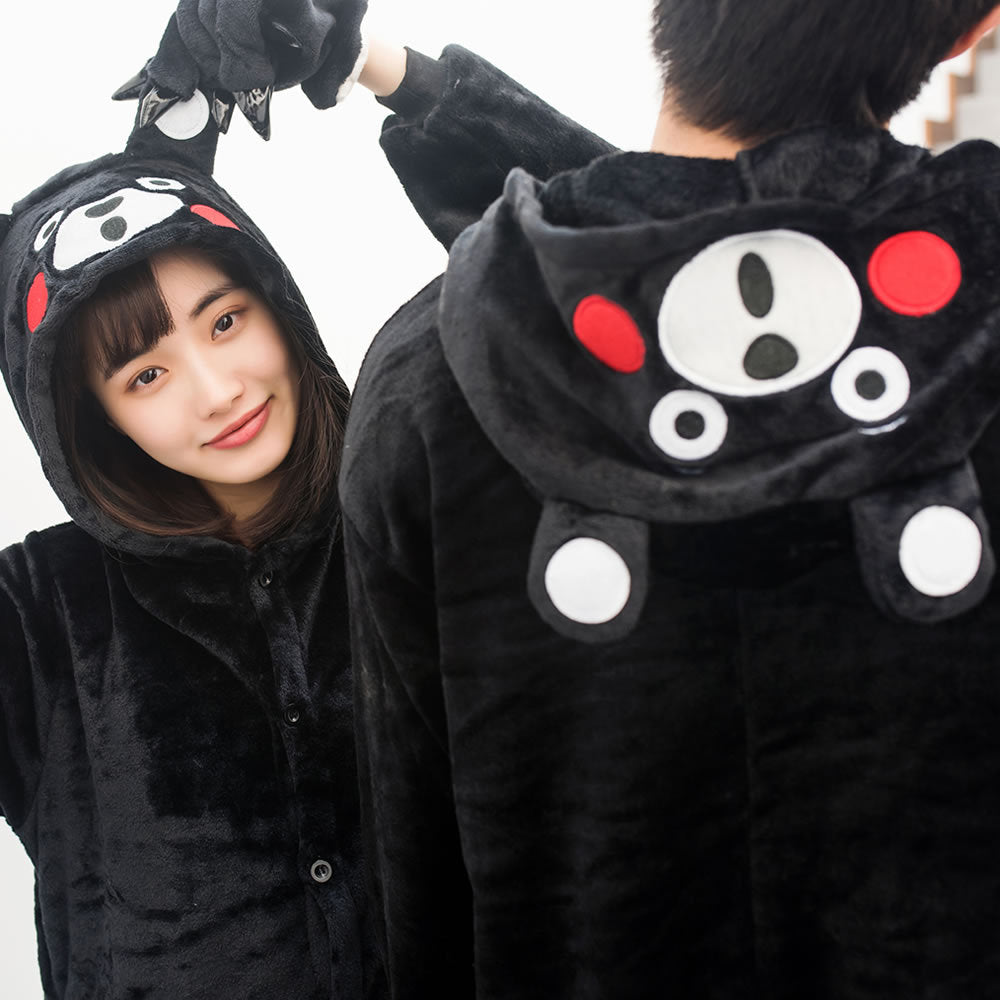 Cartoon animal pajamas in one-piece style