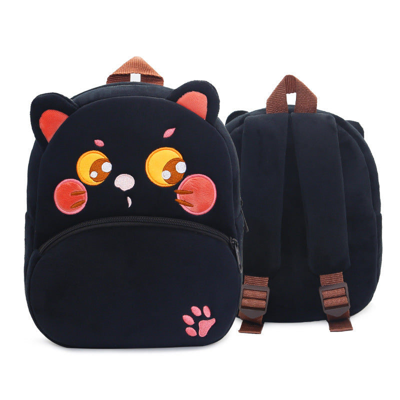 Cartoon Animal Plush Backpack for Kids