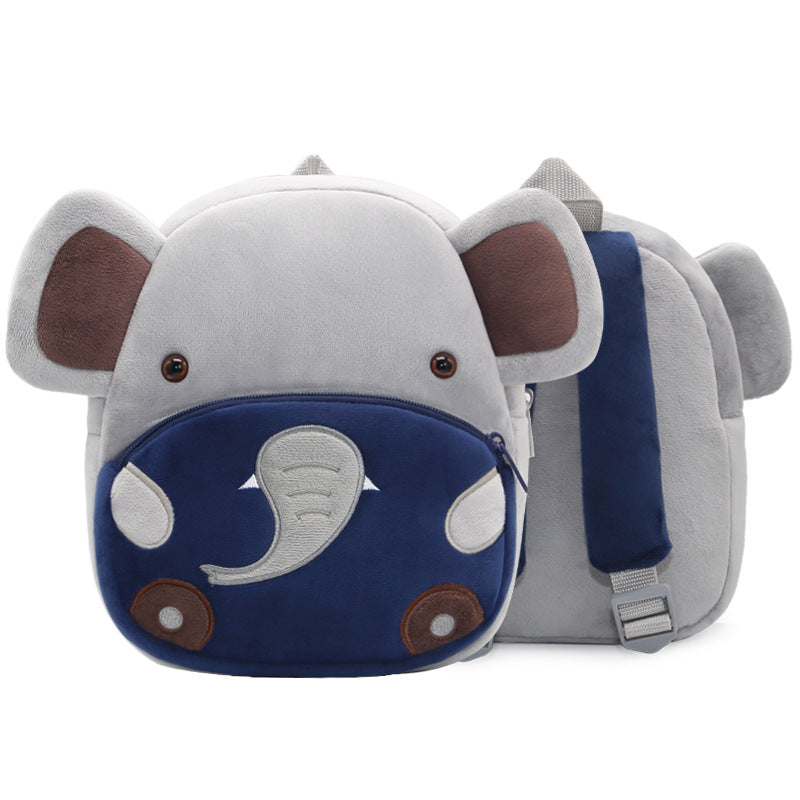 Cartoon Animal Plush Backpack for Kids