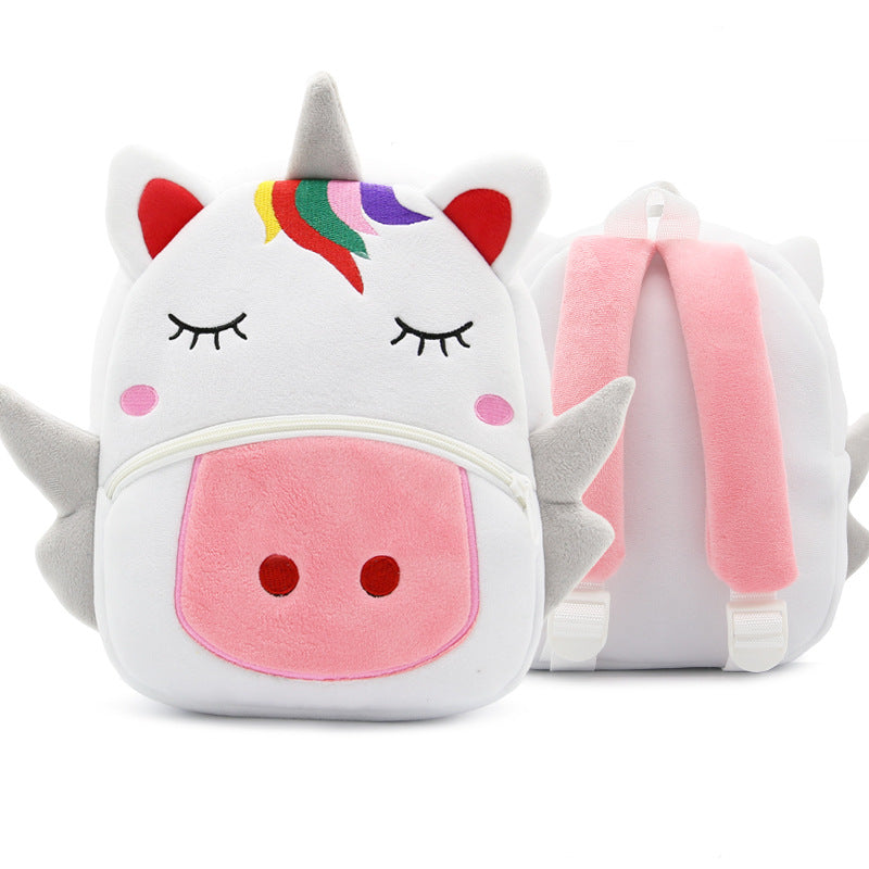 Cartoon Animal Plush Backpack for Kids