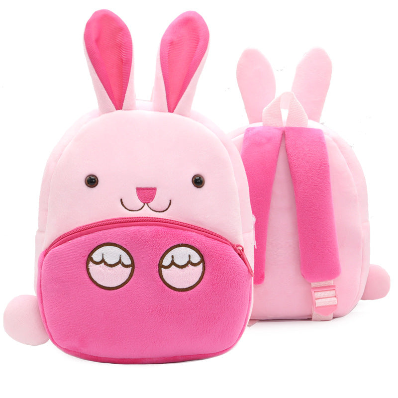 Cartoon Animal Plush Backpack for Kids