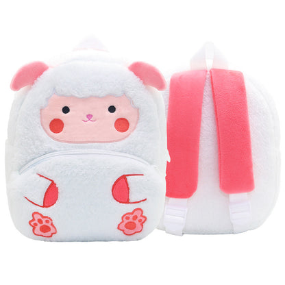 Cartoon Animal Plush Backpack for Kids