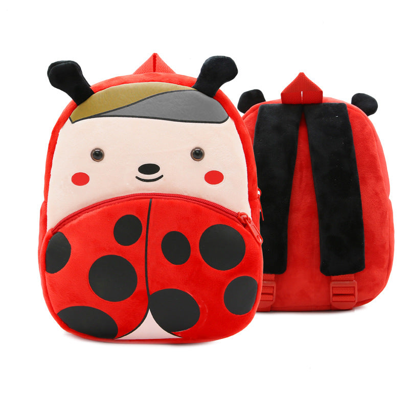 Cartoon Animal Plush Backpack for Kids