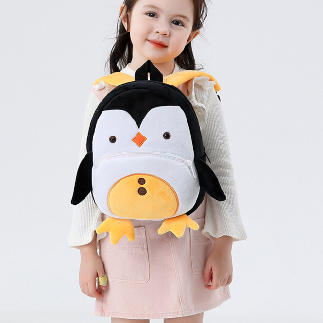 Cartoon Animal Plush Backpack for Kids