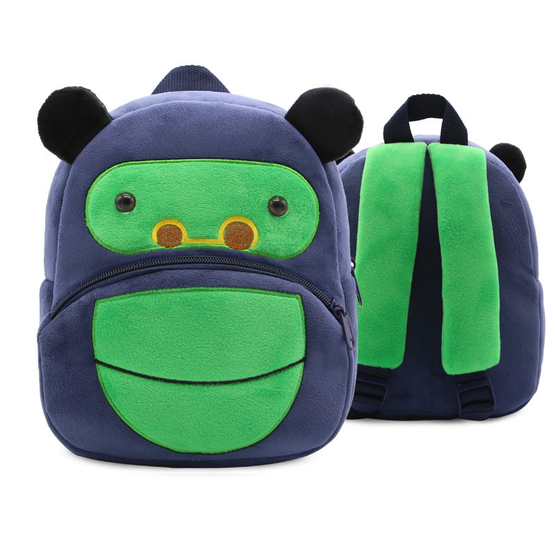 Cartoon Animal Plush Backpack for Kids
