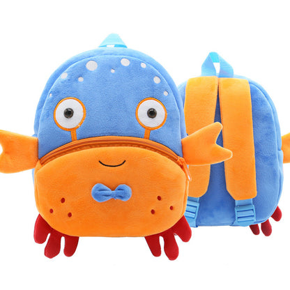 Cartoon Animal Plush Backpack for Kids