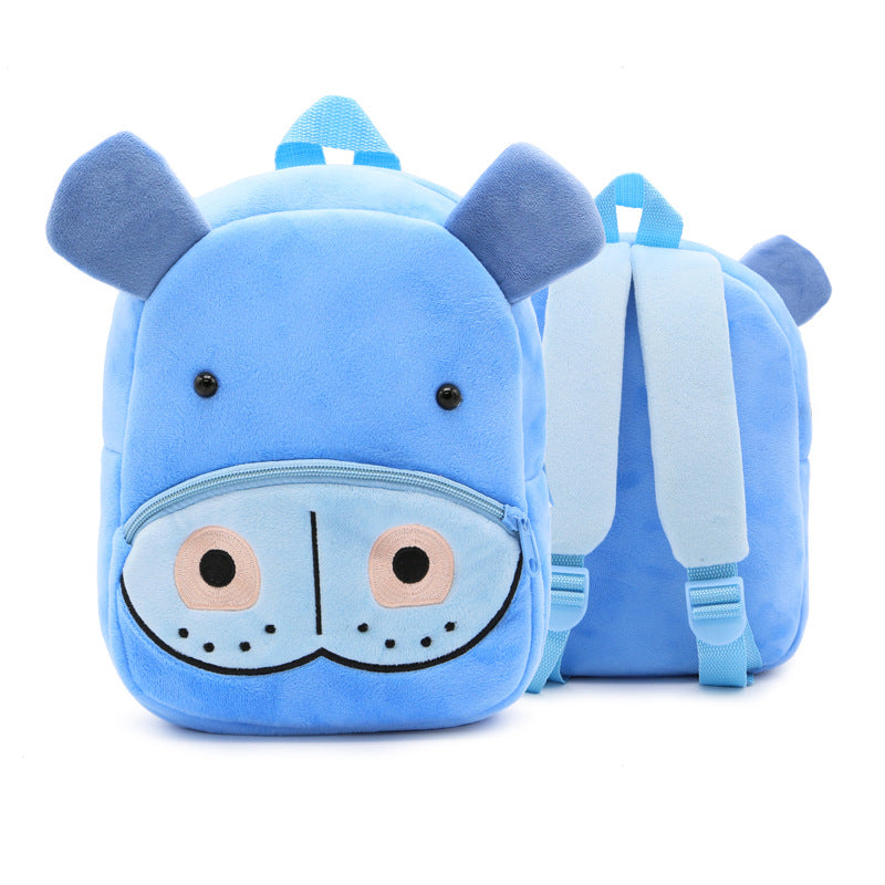 Cartoon Animal Plush Backpack for Kids