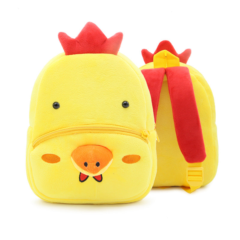Cartoon Animal Plush Backpack for Kids