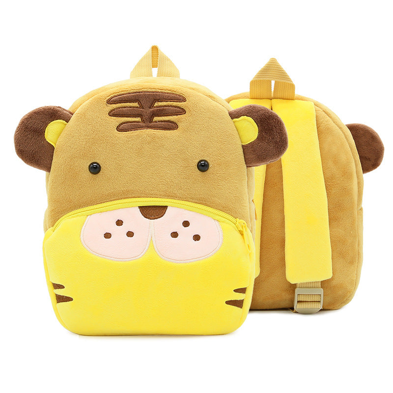 Cartoon Animal Plush Backpack for Kids