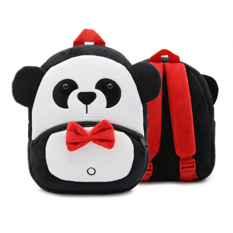 Cartoon Animal Plush Backpack for Kids