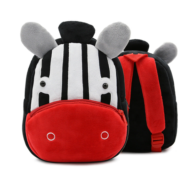 Cartoon Animal Plush Backpack for Kids