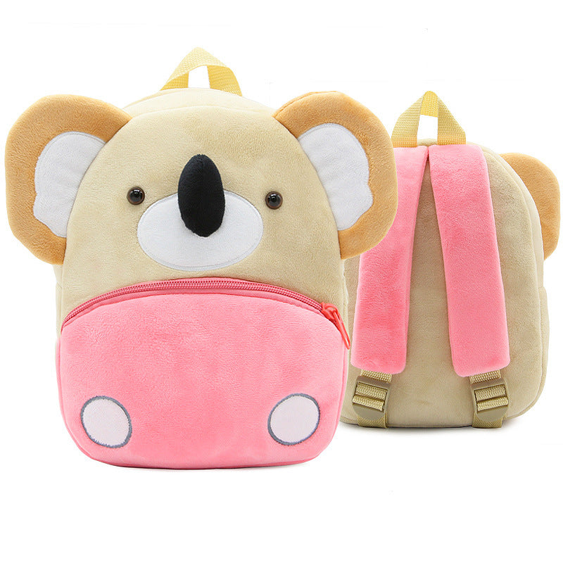 Cartoon Animal Plush Backpack for Kids