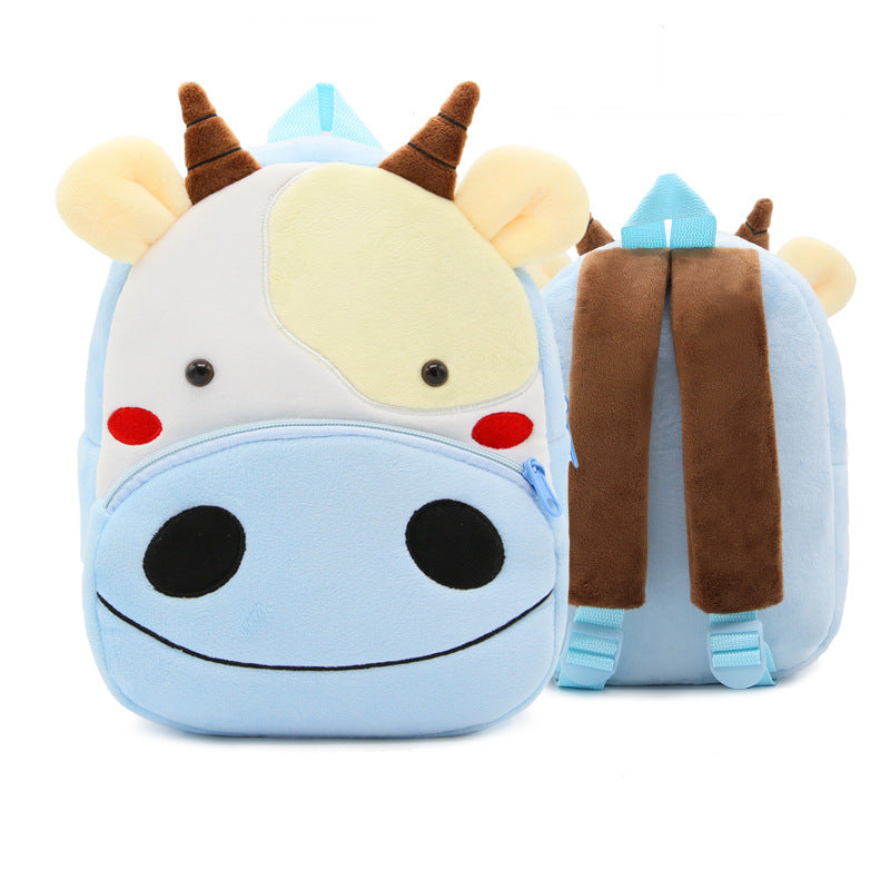 Cartoon Animal Plush Backpack for Kids