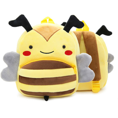 Cartoon Animal Plush Backpack for Kids