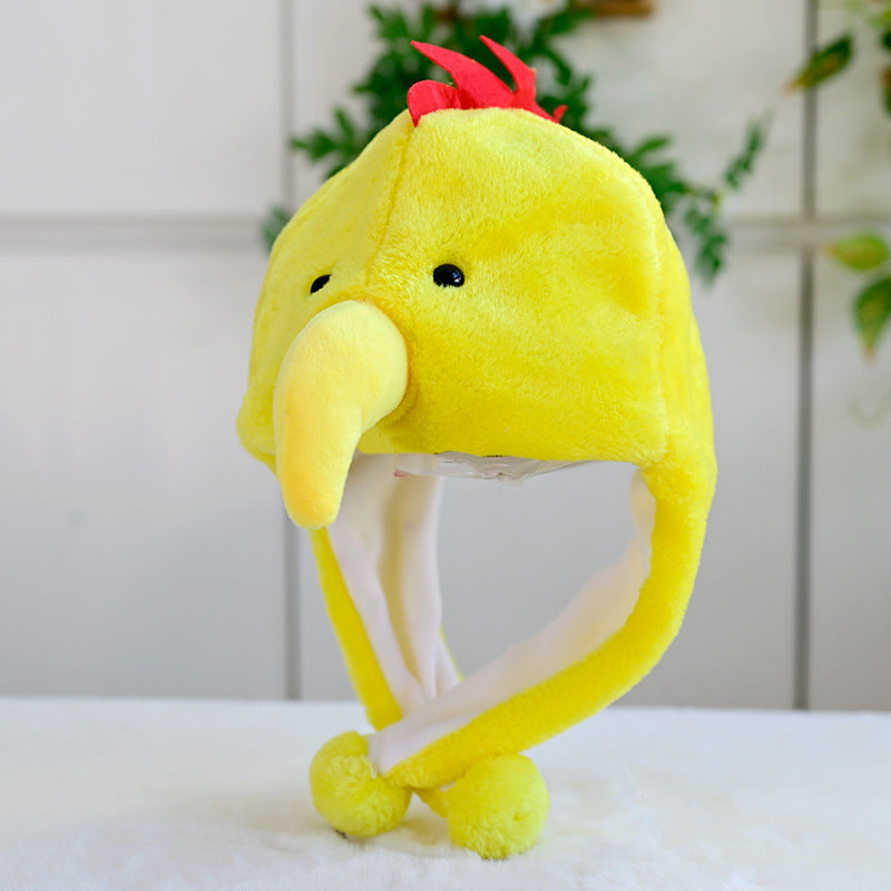 Cartoon Animal Plush Ear Protection Hat