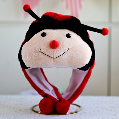 Cartoon Animal Plush Ear Protection Hat