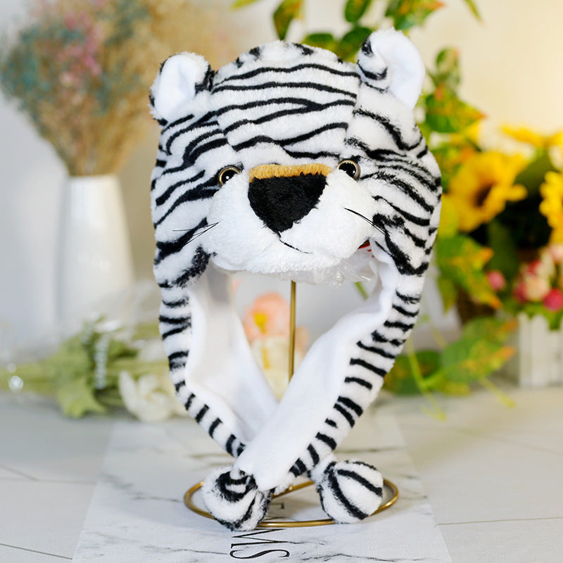 Cartoon Animal Plush Ear Protection Hat