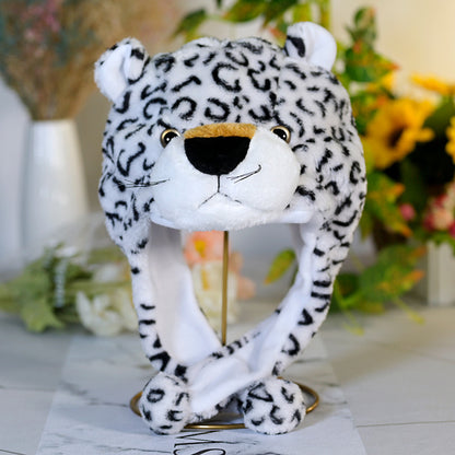 Cartoon Animal Plush Ear Protection Hat