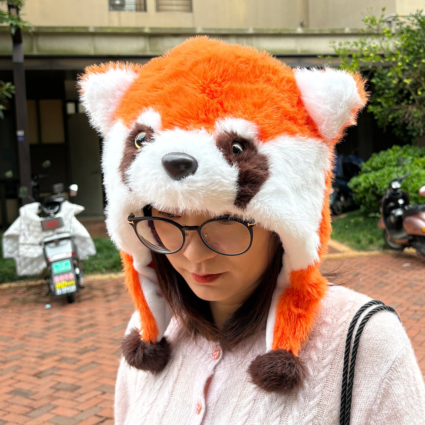 Cartoon Animal Plush Ear Protection Hat