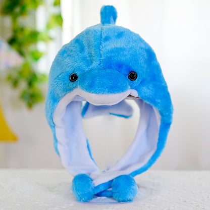 Cartoon Animal Plush Ear Protection Hat