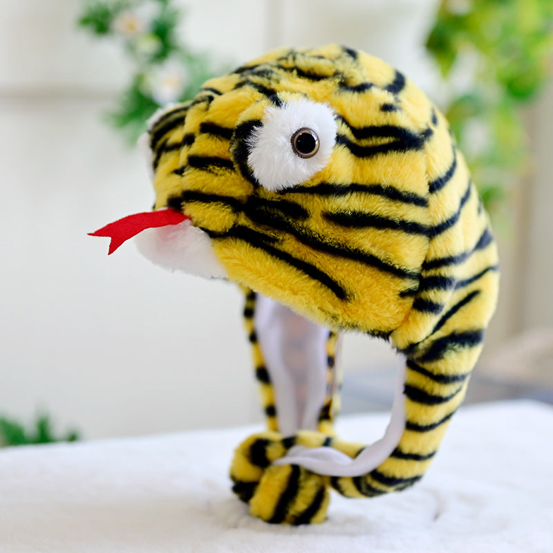Cartoon Animal Plush Ear Protection Hat
