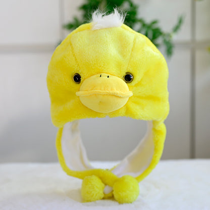 Cartoon Animal Plush Ear Protection Hat