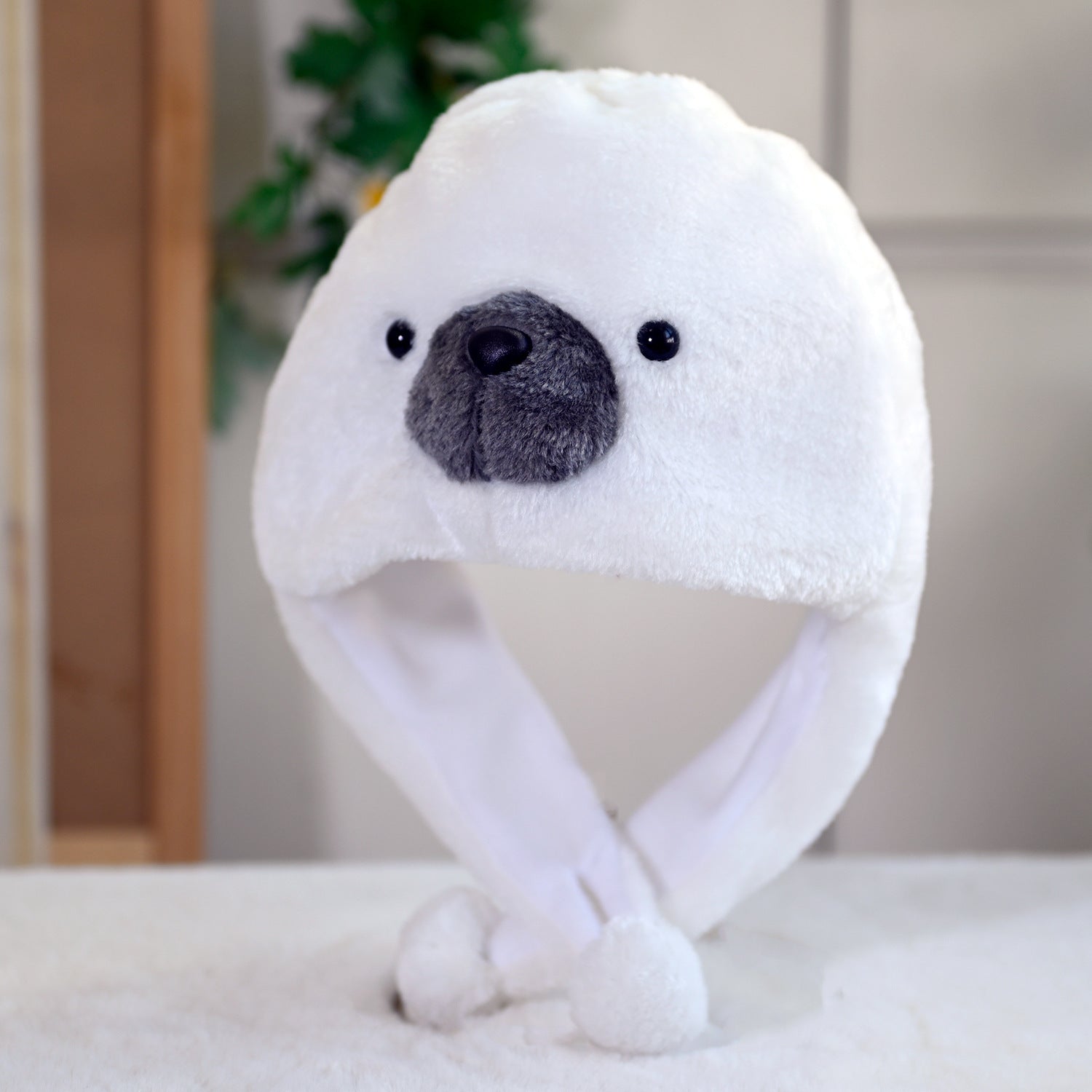 Cartoon Animal Plush Ear Protection Hat