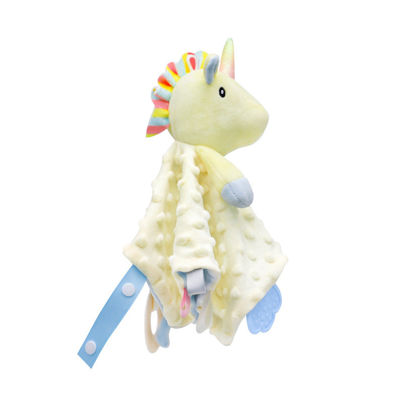 Cartoon Animal Silicone Teether Soothing Towel