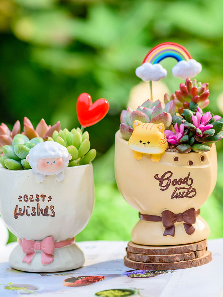 Cartoon Animal Succulent Planter Pot