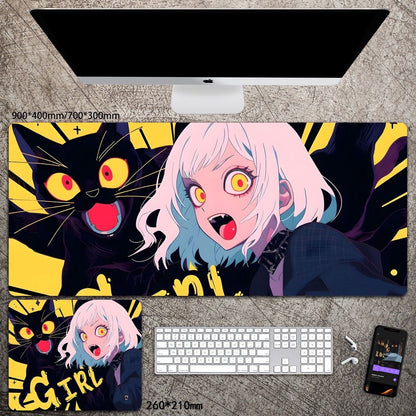Cartoon Animation Mouse Pad Diatom Mud Desk Mat Stain-Resistant Wear-Resistant Non-Slip Protective Mat Study Desk Mat