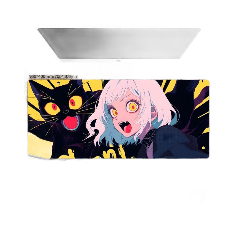 Cartoon Animation Mouse Pad Diatom Mud Desk Mat Stain-Resistant Wear-Resistant Non-Slip Protective Mat Study Desk Mat