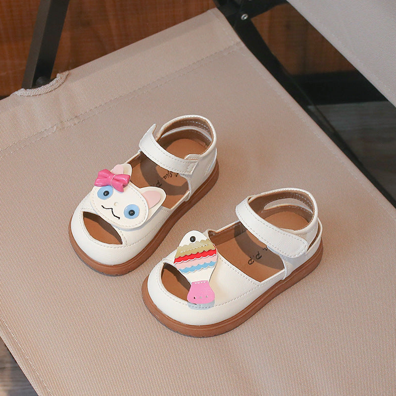 Cartoon Baby Sandals with Soft Sole