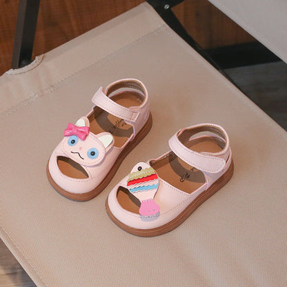 Cartoon Baby Sandals with Soft Sole