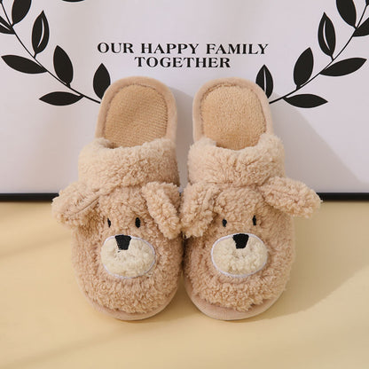 Cartoon bear teddy dog bag slippers