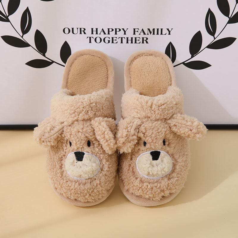 Cartoon bear teddy dog bag slippers