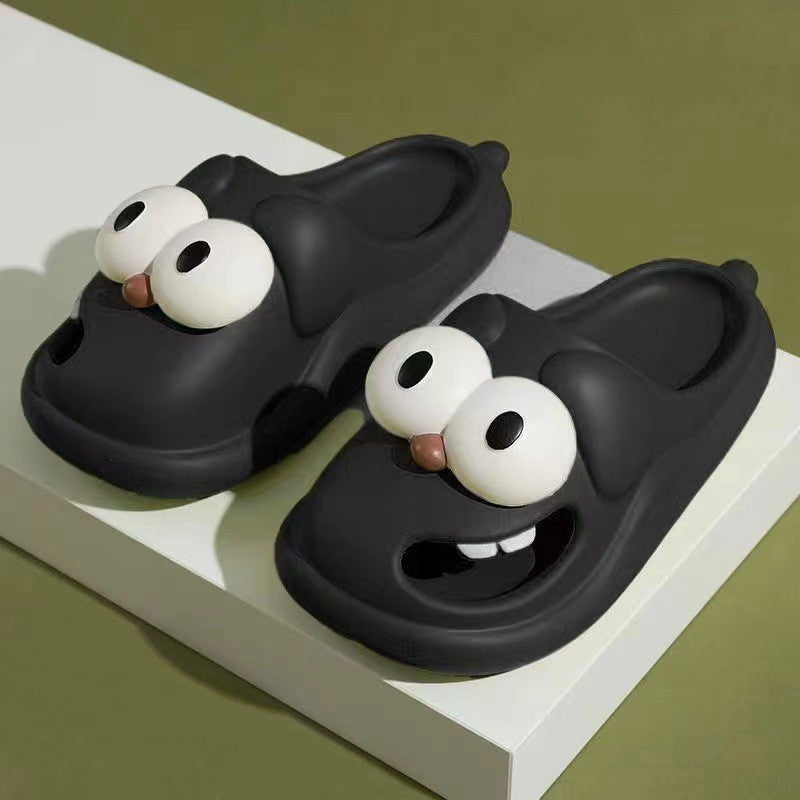 Cartoon Big-Eyed Dog Indoor Slippers
