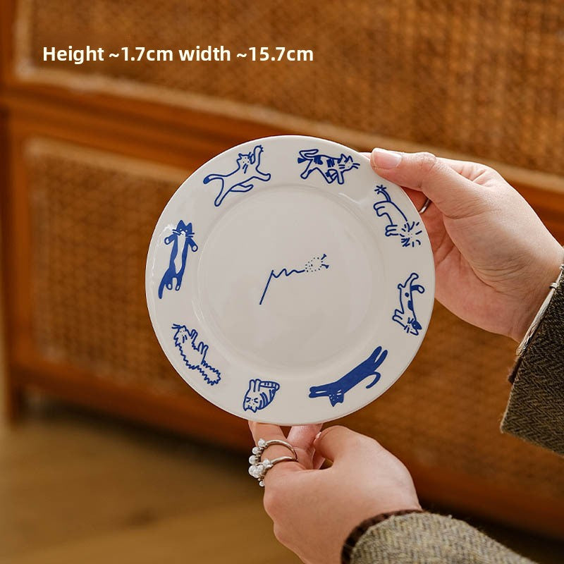 Cartoon Bone Plate Ceramic