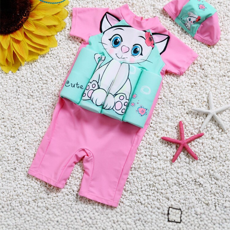 Cartoon Buoyancy Swimsuit for Kids