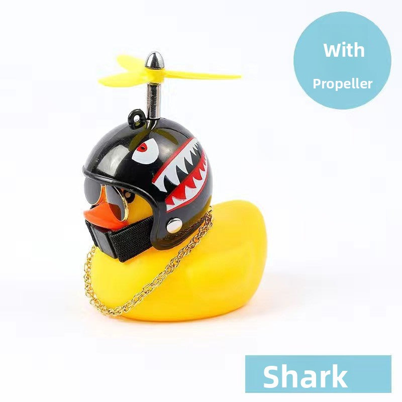 Cartoon Car Vibration Duck Ornament