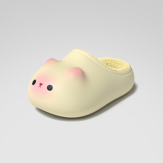 Cartoon cat cotton slippers