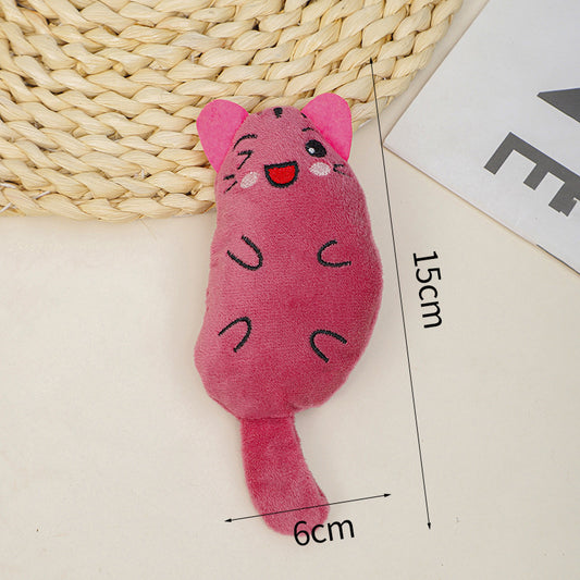 Cartoon Catnip Plush Chew Toy for Cats