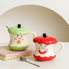 Red With Lid